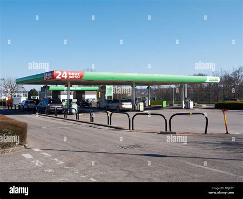 Asda 24 hour petrol station UK Stock Photo - Alamy