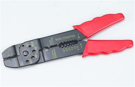 Electrical Wire Terminal Crimping Tool Set , 0.22kg MG - 313C Multifunctional Cable Crimping Pliers