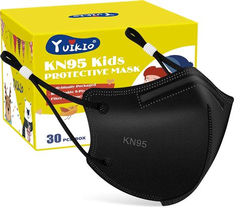 Amazon.com: YUIKIO Kids KN95 Masks for Children 30 Packs, 5 Layers ...