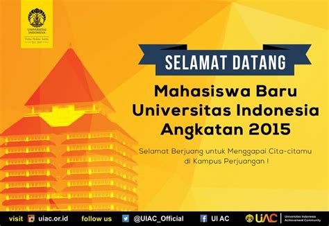 Selamat Datang Mahasiswa Baru 2015 | UIupdate