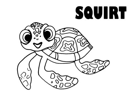 Finding Nemo Crush Coloring Pages at GetColorings.com | Free printable ...