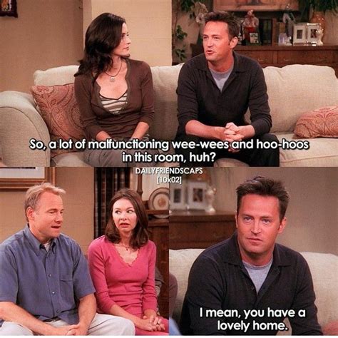 This episode has some the best Chandler moments. | Friends funny moments, Friends moments ...