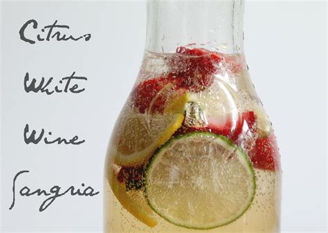 Citrus White Wine Sangria - Cooking With Books