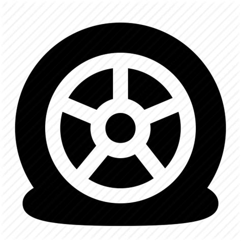 Flat Tire Icon at Vectorified.com | Collection of Flat Tire Icon free ...