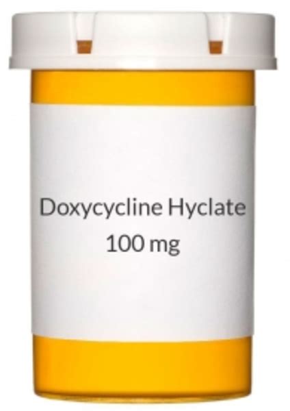 Doxycycline Hyclate Caps 100mg 50/bottle | DC Dental