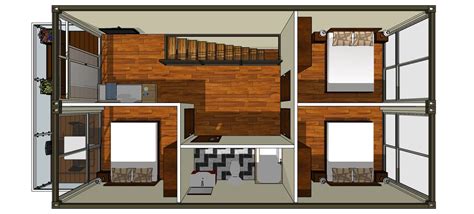 32 Ideas 4 bedroom shipping container house plans for 40 Ft Container ...