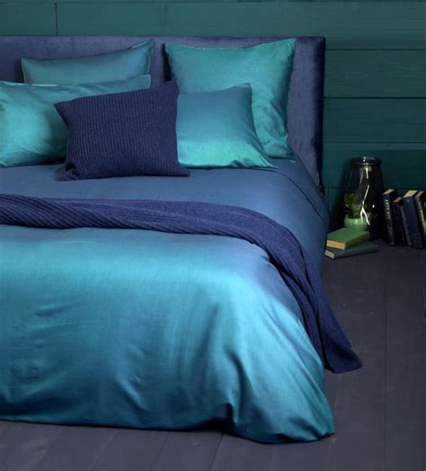 Twill Teal Duvet Cover - 100% Cotton Sateen | Secret Linen Store