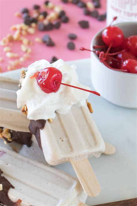 Banana Split Popsicles | Club Crafted