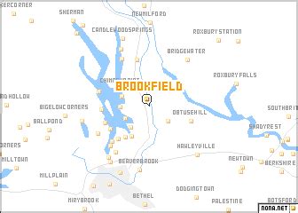 Brookfield (United States - USA) map - nona.net