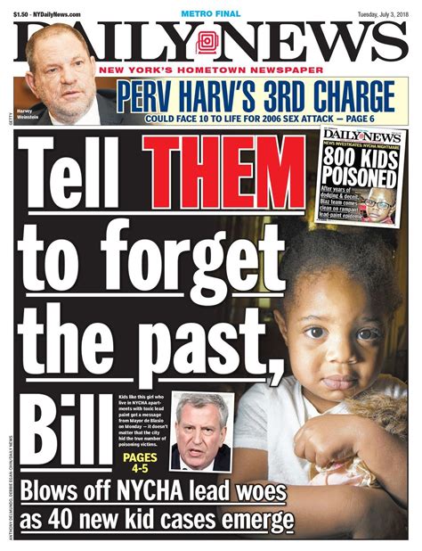 New York Daily News front pages of 2018 http://www.nydailynews.com/new ...