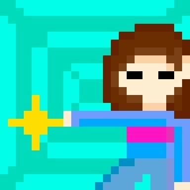 Undertale - Frisk - Pixel art ☺ | Undertale Amino