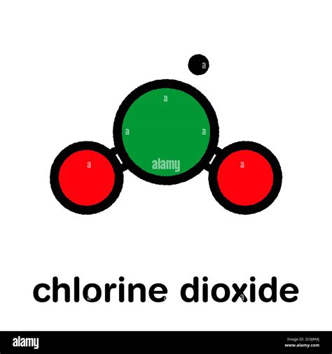 Chlorine dioxide molecule hi-res stock photography and images - Alamy