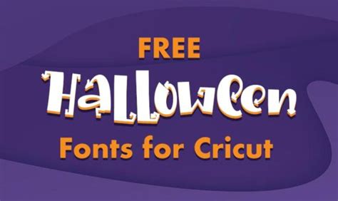 Free Halloween Fonts for Cricut | Polar Vectors