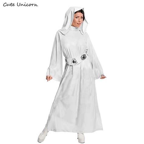 Cute Unicorn new women Cosplay Alderaan Princess Leia Organa Solo ...