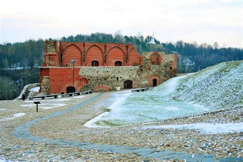 Upper Castle Keep on Gediminas Hill is a Part of Vilnius Castle Complex Editorial Image - Image ...