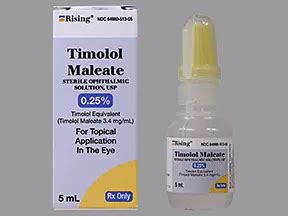 Timolol Maleate Ophthalmic: Uses, Side Effects, Interactions, Pictures, Warnings & Dosing - WebMD