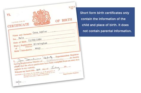 Birth Certificate Replacement UK | Lost British Birth Certificate