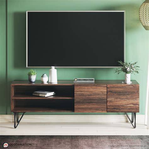 Jaydon Solid Wood TV Unit With Storage - Decornation