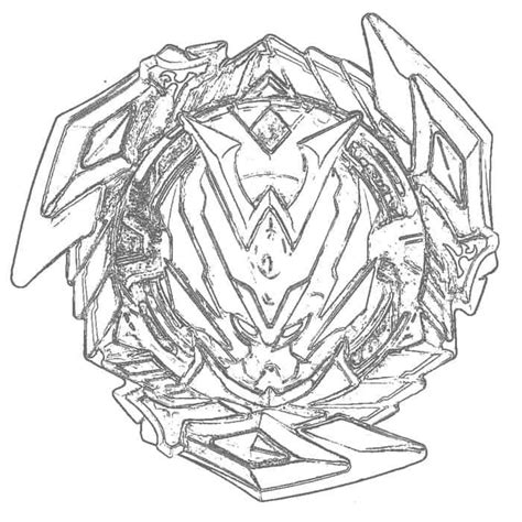 Beyblade Burst Evolution Printable Coloring Pages