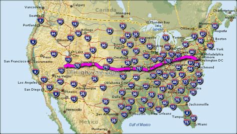 Map Us 70 Highway - Direct Map