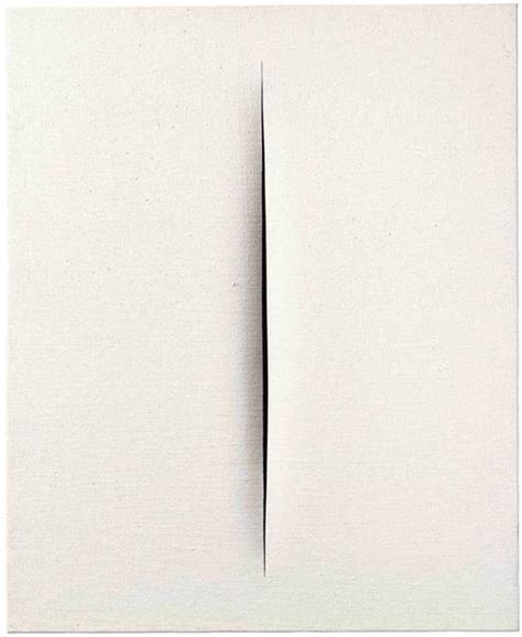 Concept Spatial, 1966 - Lucio Fontana - WikiArt.org