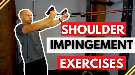 Shoulder Impingement Exercises With Resistance Bands - YouTube