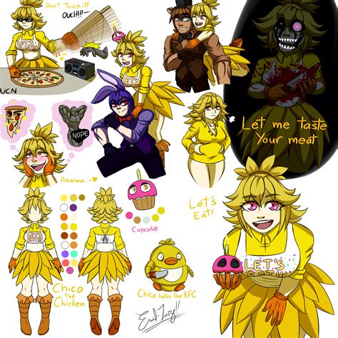 Chica the Chicken by Emil-Inze on DeviantArt | Anime fnaf, Fnaf drawings, Fnaf