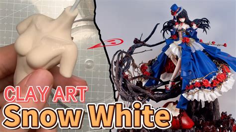 【Original Character】Snow White - Dark Fairy Tales | Made by Clay | Anime Figure Tutorial ...