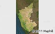 Satellite Map Of Karnataka Darken - vrogue.co