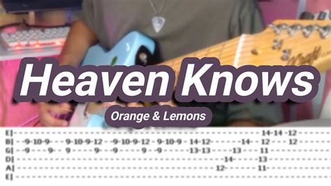 Heaven Knows |©Orange & Lemons |【Guitar Cover】with TABS - YouTube