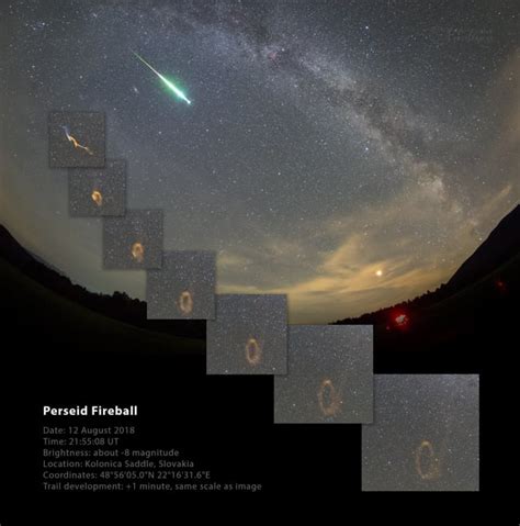 Perseid Fireball and Persistent Train : r/spaceporn