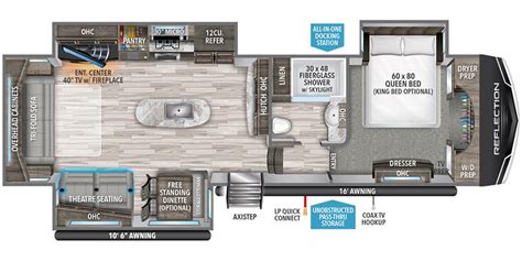 2022 Grand Design Reflection Specs & Floorplans