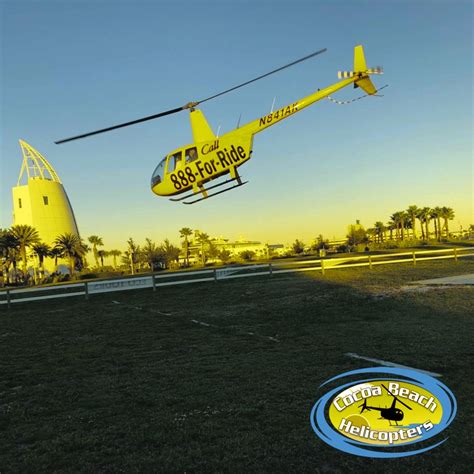 Meet Goldie, a Robinson R-44 Helicopter at Cocoa Beach Helicopter Tours.