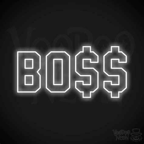 Boss Neon Sign | Neon Boss Sign | VOODOO NEON®