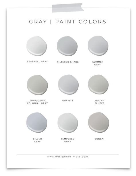 Favorite Valspar Grays - Designed Simple | Valspar paint colors gray, Valspar paint colors ...