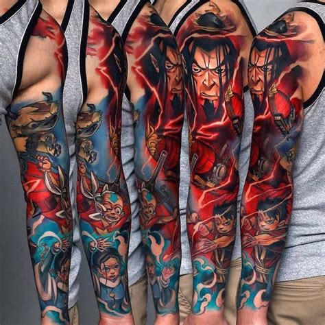 best anime character tattoos - Louanne Calloway