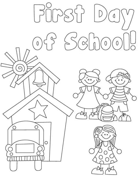 First Day Of School Coloring Page 2Nd Grade at tanjaxxonblog Blog