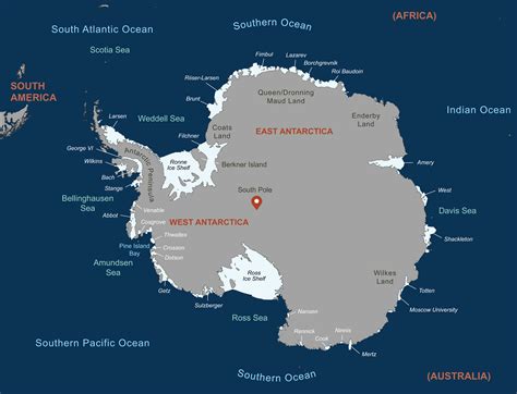 Ross Ice Shelf Map