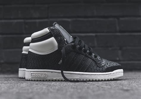 adidas Top Ten "Black Snakeskin" WMNS Exclusive | SneakerNews.com