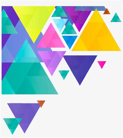 Vector Background Png - Colorful Geometric Backgrounds Png - 888x1024 PNG Download - PNGkit