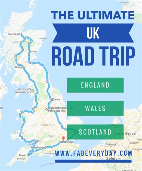 The Ultimate UK Road Trip Itinerary - Driving Tour of England, Scotland, and Wales - Fab Everyday