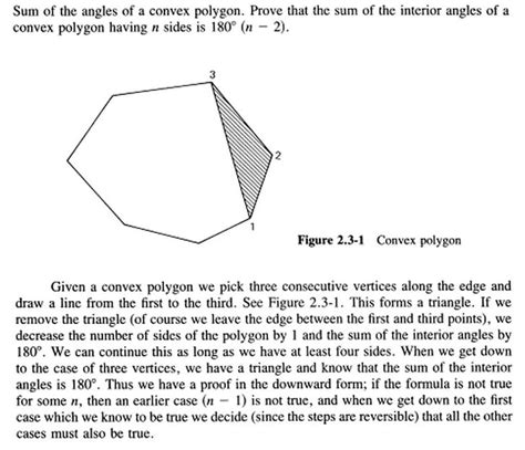 calculus - Proof about sum of convex polygon interior angles ...