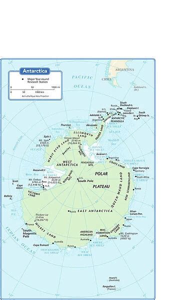 antarctica, azimuthal equal area projection, cartography