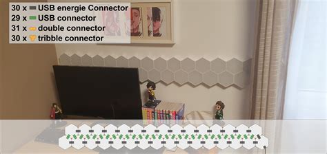 Connector for smart light hexagon panels by Maker-Hub | Download free STL model | Printables.com