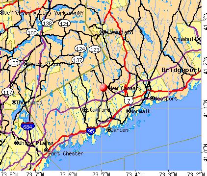 Map Of New Canaan Ct - Maps For You