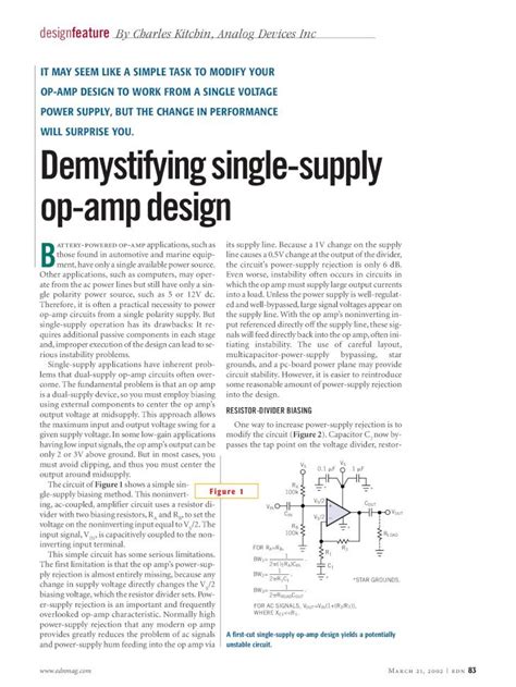 (PDF) Single Supply Op Amp Design - DOKUMEN.TIPS