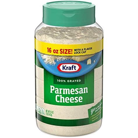 Kraft Parmesan Grated Cheese Shaker (16 oz Bottles, Pack ...