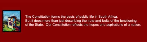 The SA Constitution