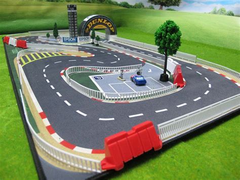 3D RC Car Racing Track Set Race Track Specially for 1:76 Turbo Racing ...