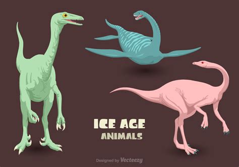 Free Vector Ice Age Animals 124913 Vector Art at Vecteezy